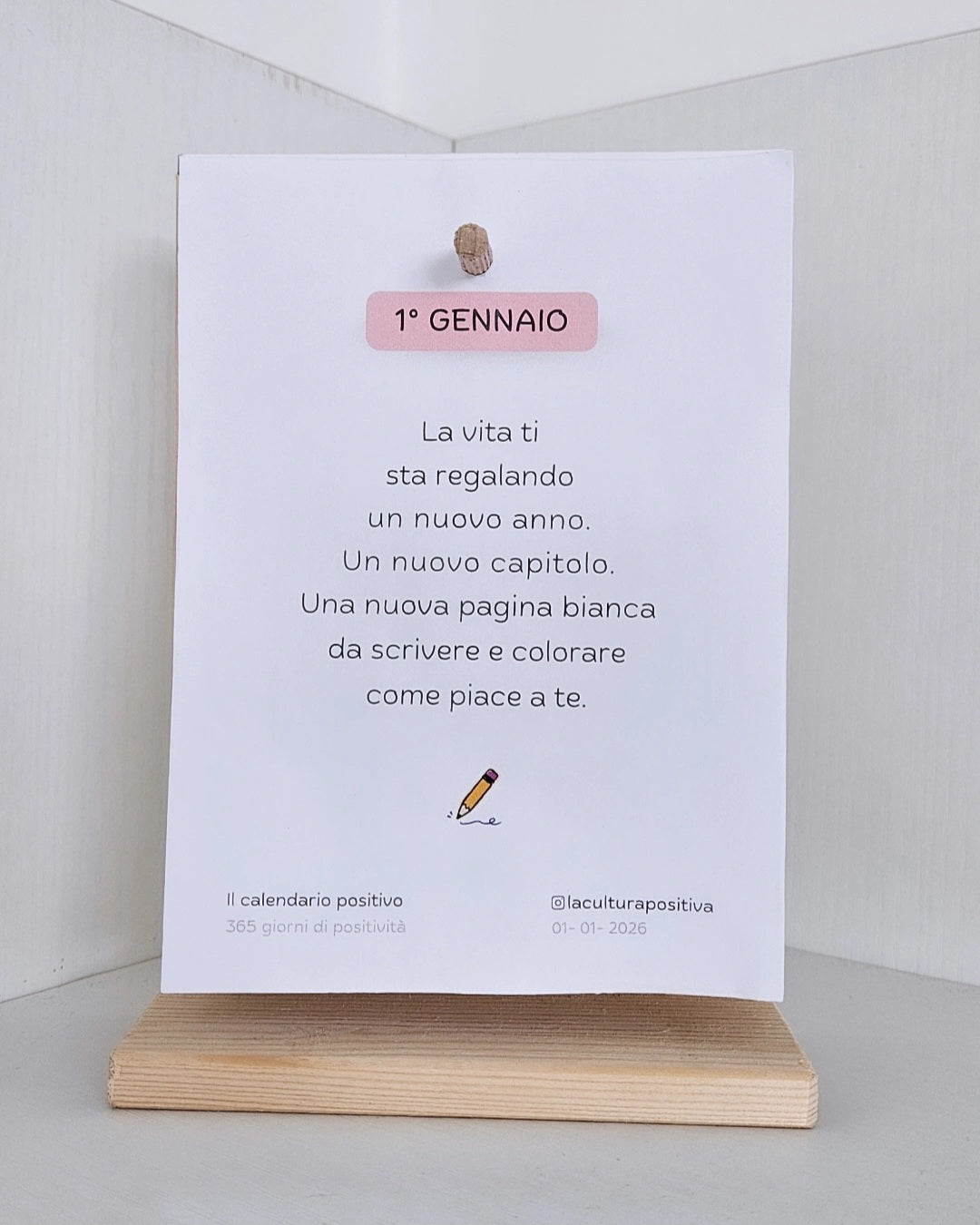 Il Calendario Positivo - 365 Giorni di Positivita (formato A6)