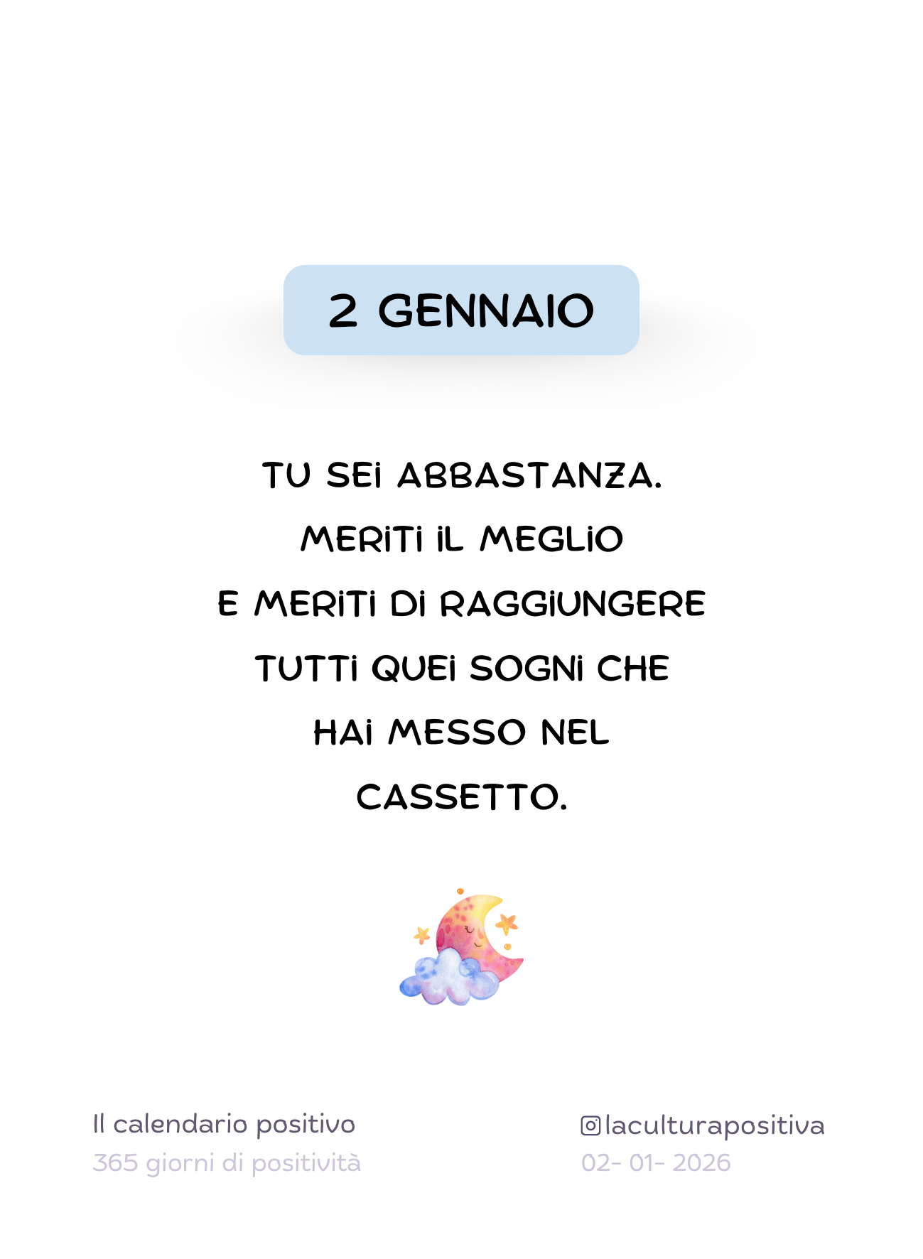 "50% OFF" - 2 Calendari Positivi A6