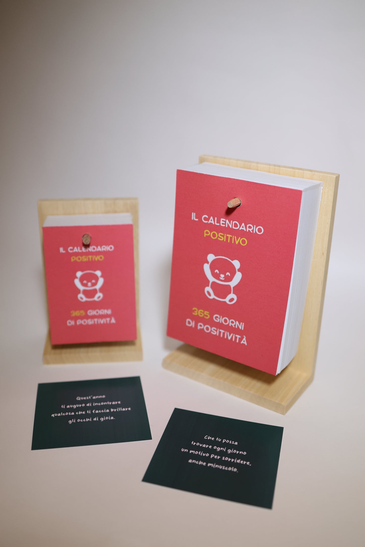 Il Calendario Positivo - 365 Giorni di Positività (formato A7 - molto piccolo)
